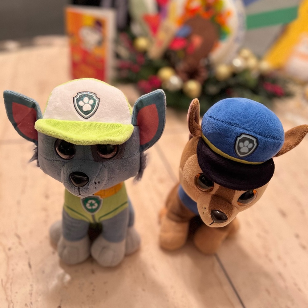Ty Paw Patrol 10" Plush Toys Chase & Rocky